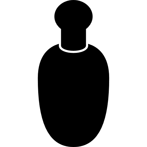 Bottle black and rounded shape container tools tool icon