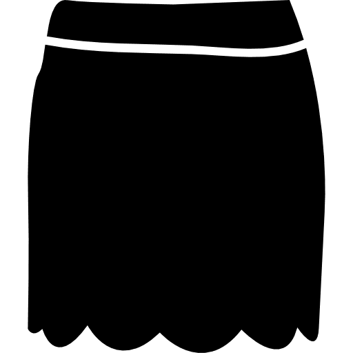 Skirt black short shape short stylish fashion icon