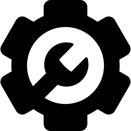 Setting spanner gear cogwheel customization icon