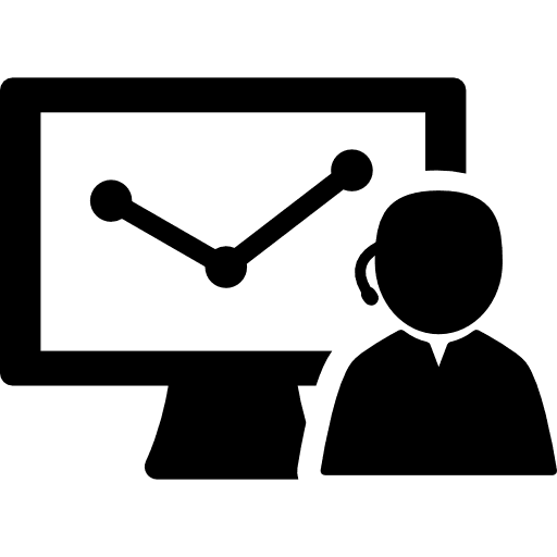 Finance support customer service stats economy icon Finance support customer service stats economy icon