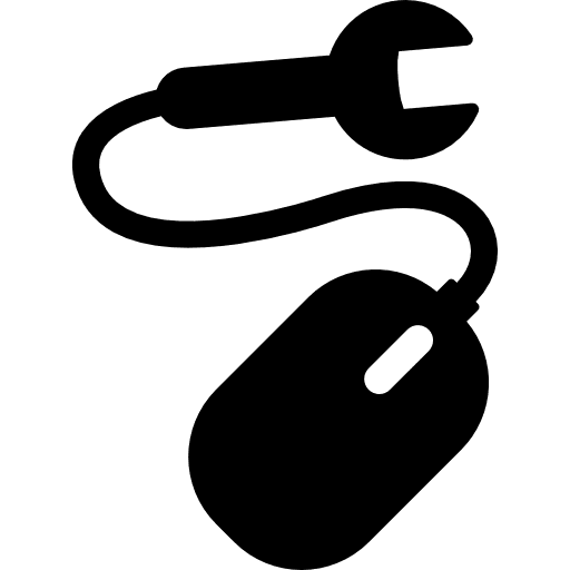 Mouse settings mouse clicker wrench computer mouse icon Mouse settings mouse clicker wrench computer mouse icon