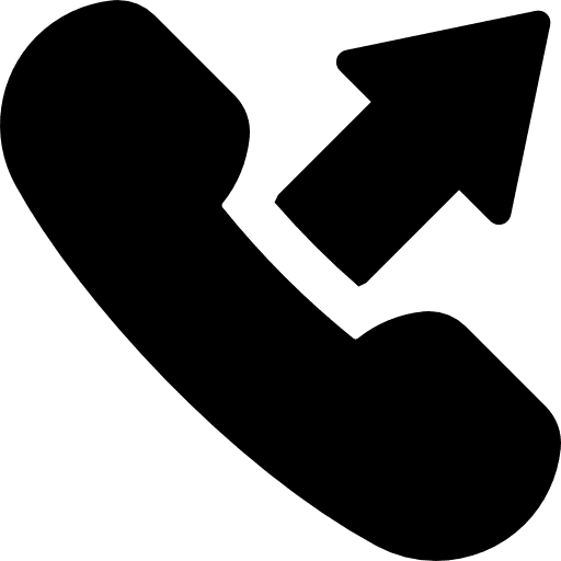 Outgoing phone call call out outbound technology icon Outgoing phone call call out outbound technology icon