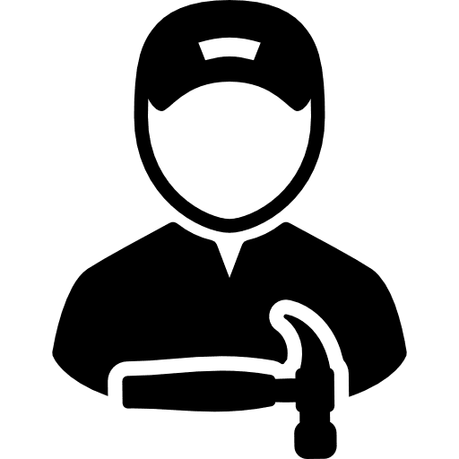 Automobile assistant people hammer avatar icon Automobile assistant people hammer avatar icon