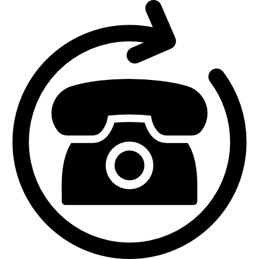 Phone support customer service phone call circular arrow icon Phone support customer service phone call circular arrow icon