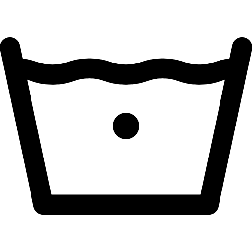 Cold wash washing machine cold interface icon