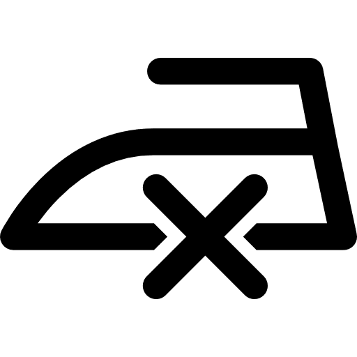 Do not iron dry heat ironing icon Do not iron dry heat ironing icon