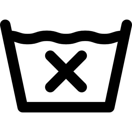 Do not wash  hand wash washing machine cleaning icon Do not wash  hand wash washing machine cleaning icon