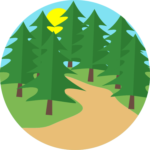Forest tree forest woods icon