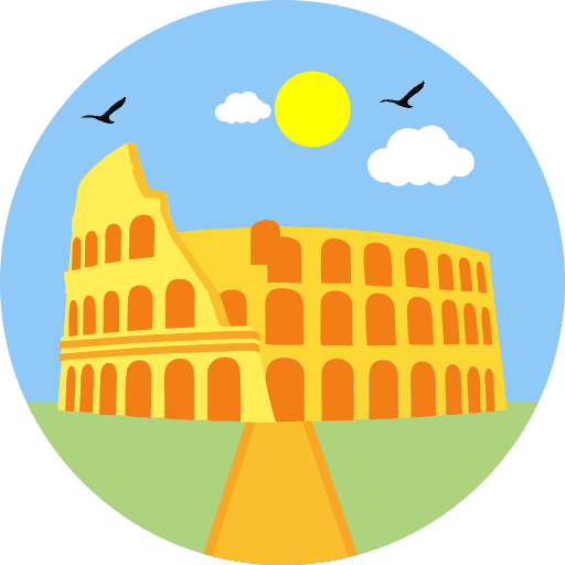 Coliseum landscape coliseum monuments icon