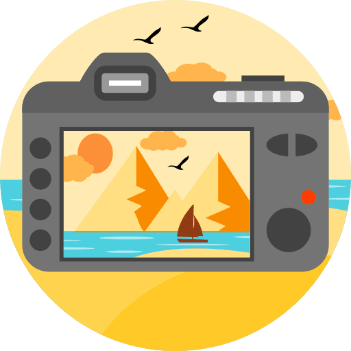 Photo camera picture photograph digital icon