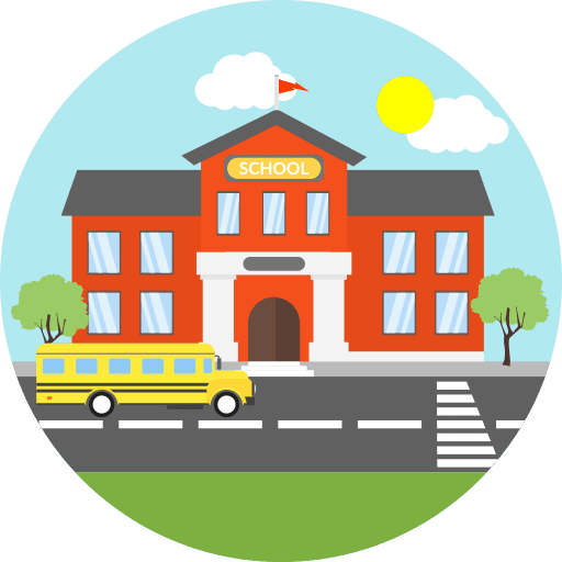 School high school school buildings icon