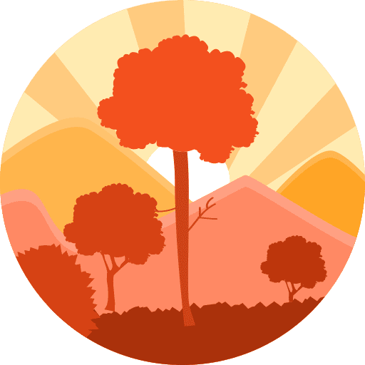 Forest landscape forest tree icon