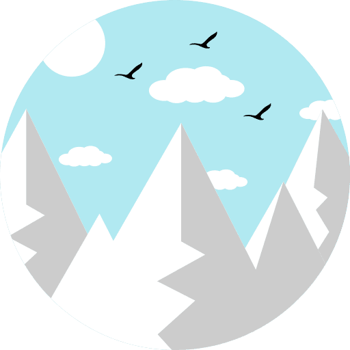 Hills hills nature altitude icon
