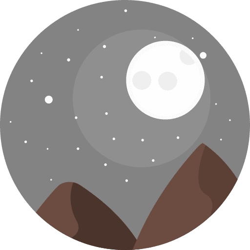 Sky moon sky nature icon