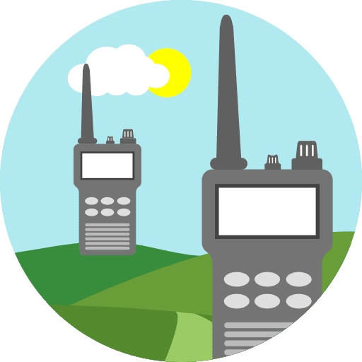 Walkie talkie walkie talkie communications nature icon