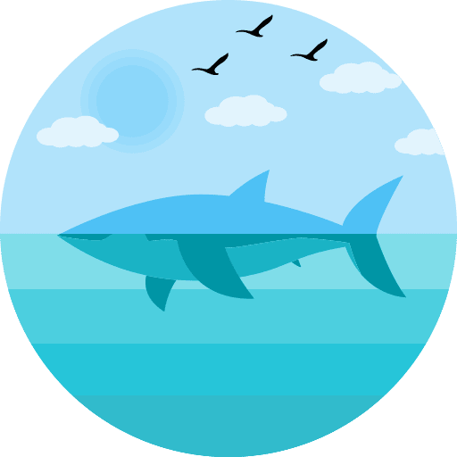 Whale ocean whale nature icon