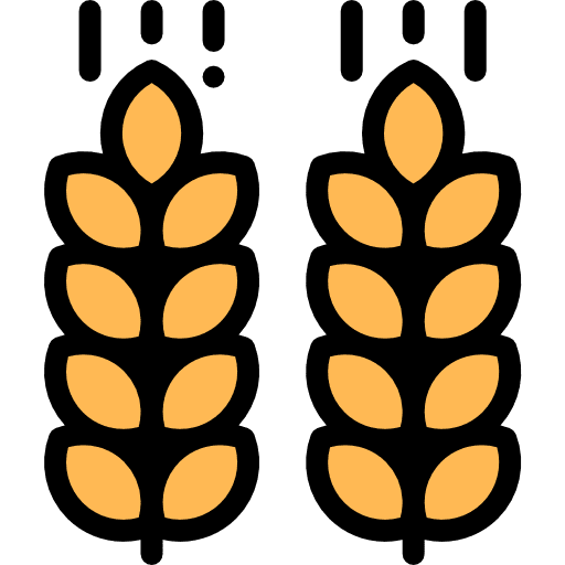 Crop farming plant food icon