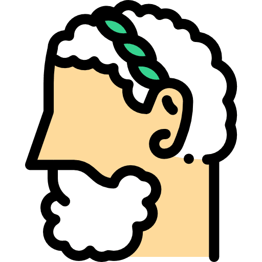 Greek beard user cultures icon