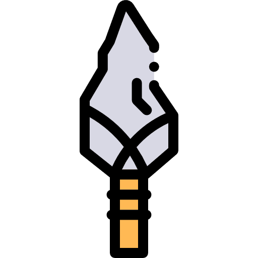 Stone age stone age weapon primitive icon