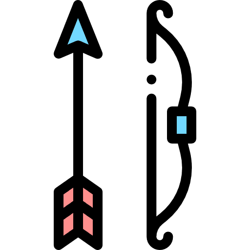 Archery sport archery sports and competition icon