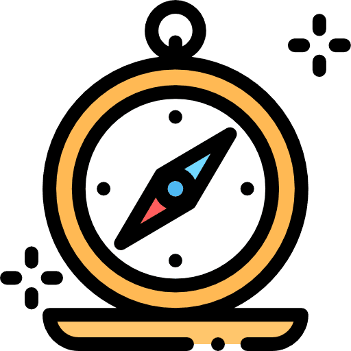 Compass gps technology navigation icon