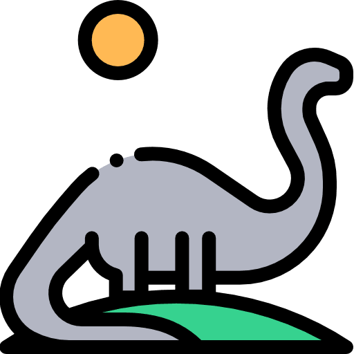 Dinosaur extinct animals dinosaur icon