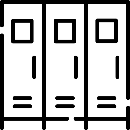 Lockers locker room lockers wardrobe icon