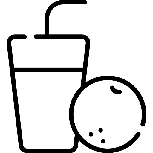 Orange juice food and restaurant vegetarian orange icon