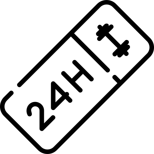 Gym weightlifting sports and competition fitness icon