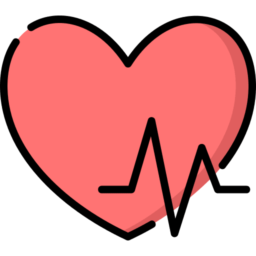 Heart rate heart heart rate love icon