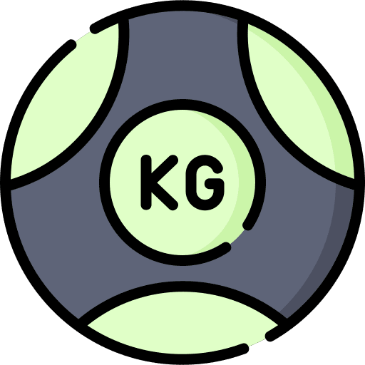 Medicine ball medicine ball gymnast exercise icon