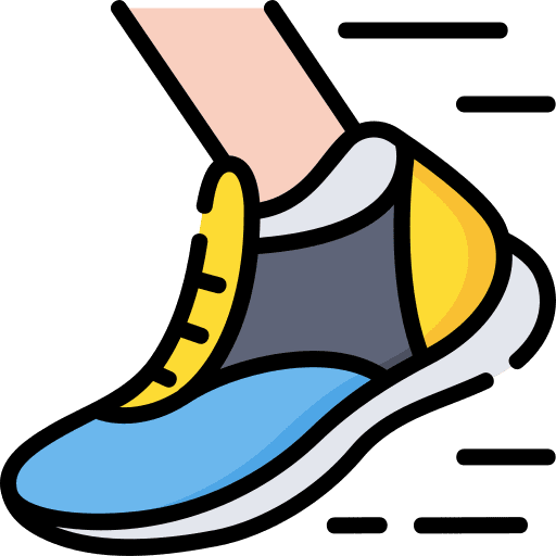 Sneaker footwear shoes trainer icon