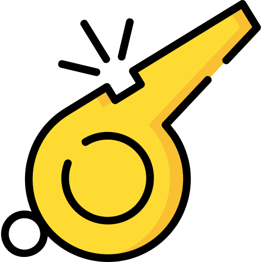 Whistle whistles sports and competition miscellaneous icon