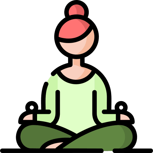 Yoga position lotus position wellness people icon
