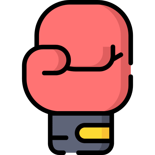 Boxing gloves boxing sports and competition boxing gloves icon