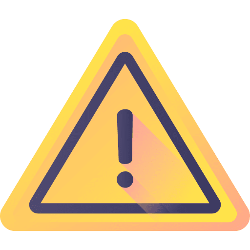 Danger alert danger traffic sign icon