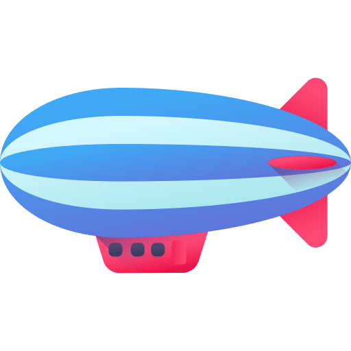Zeppelin zeppelin travelling travel icon