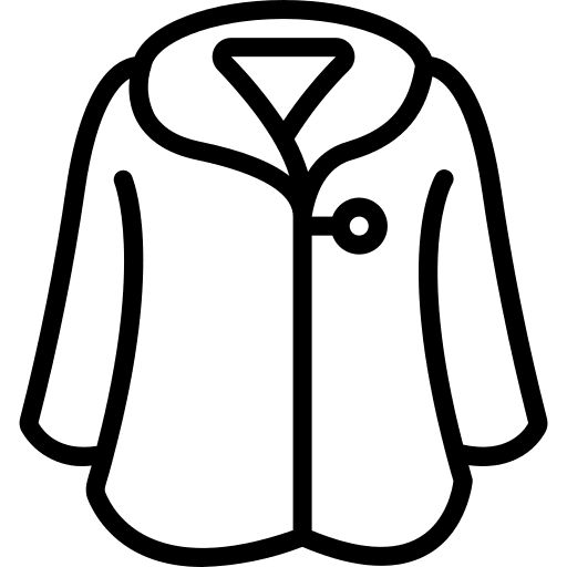 Coat clothes garment coat icon