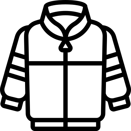 Jacket clothes fashion garment icon