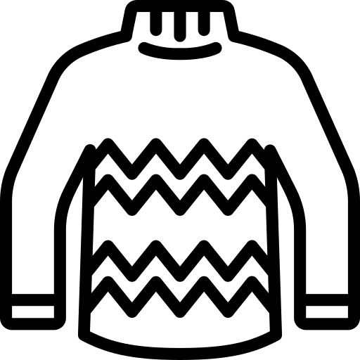 Jumper fashion clothes garment icon