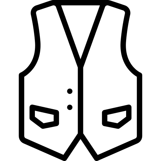 Waistcoat garment clothes waistcoat icon
