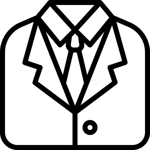 Suit clothes fashion suit icon