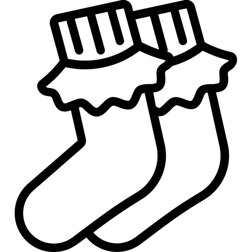 Socks garment fashion socks icon