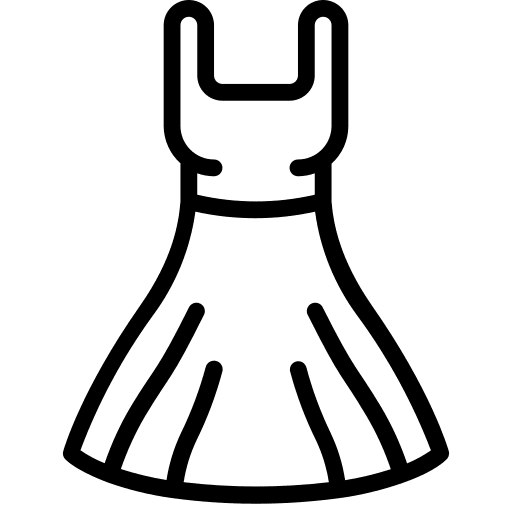 Dress clothes fashion garment icon