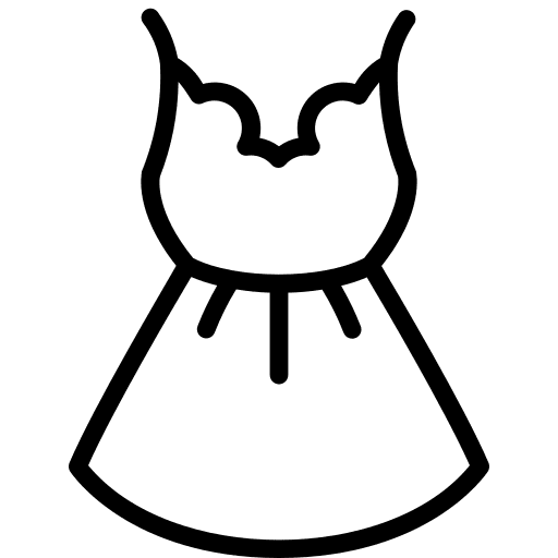 Dress dress garment clothes icon