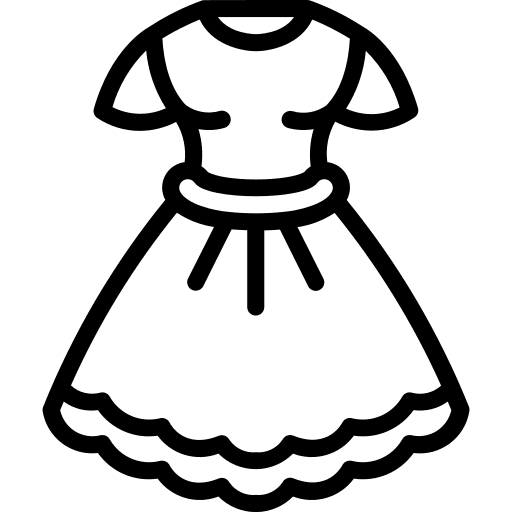 Dress dress garment clothes icon