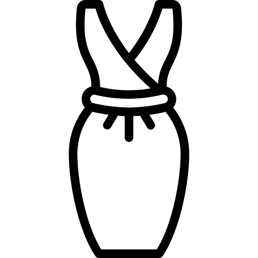 Dress fashion garment dress icon