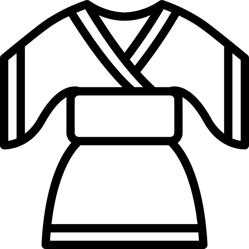Kimono garment clothes kimono icon