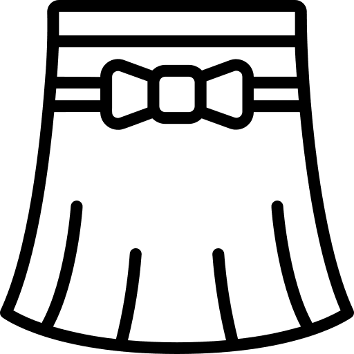 Skirt fashion garment skirt icon