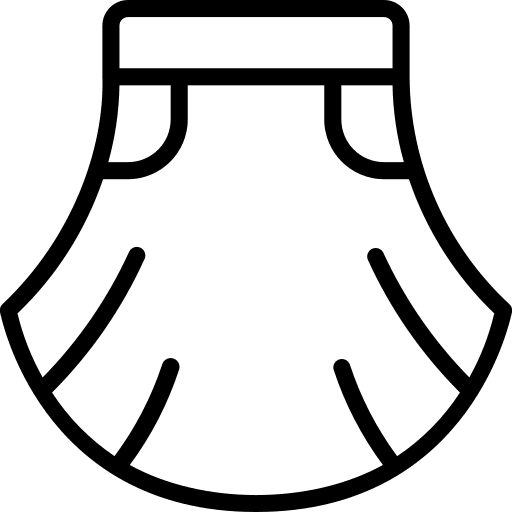 Skirt garment skirt clothes icon